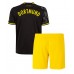 Borussia Dortmund babykläder Bortatröja barn 2022-23 Korta ärmar (+ Korta byxor)